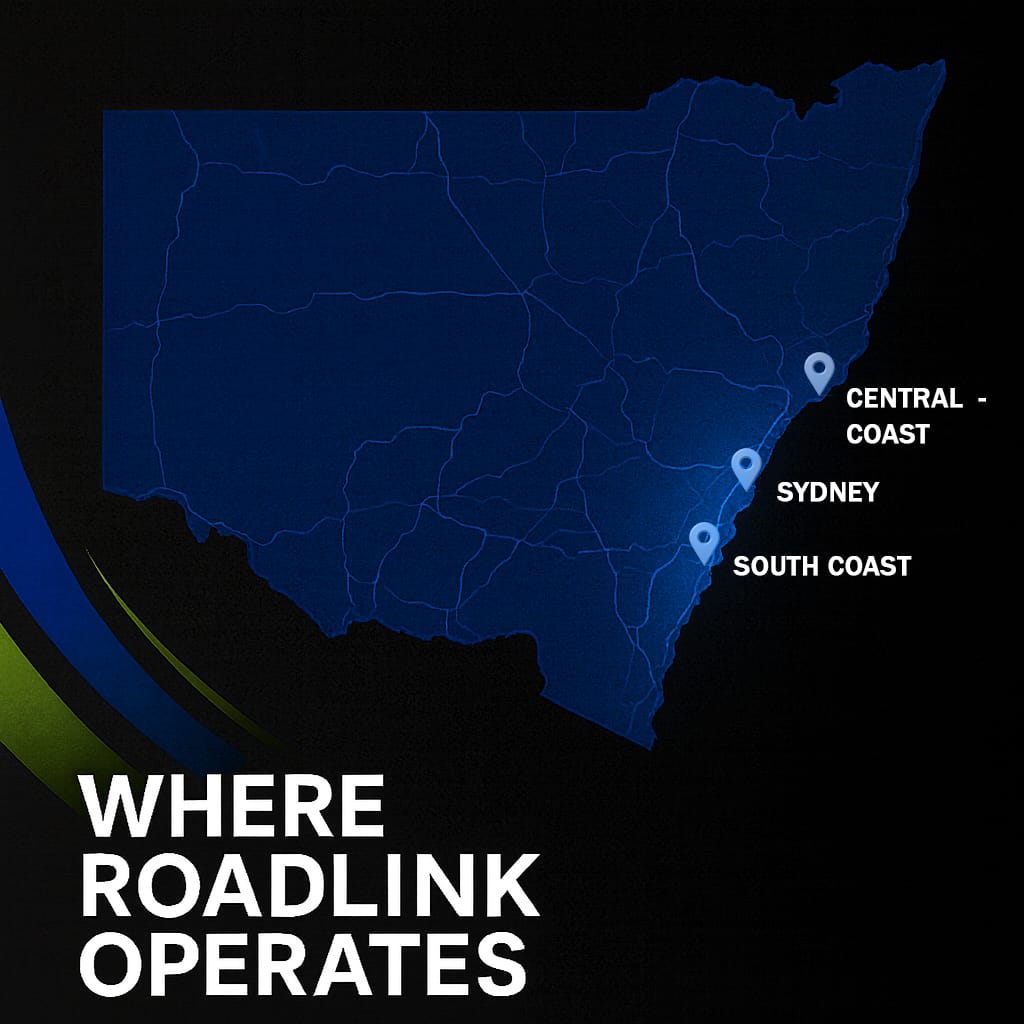 Roadlink Group NSW service coverage map