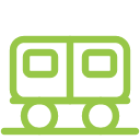 Rail corridor traffic management industry icon